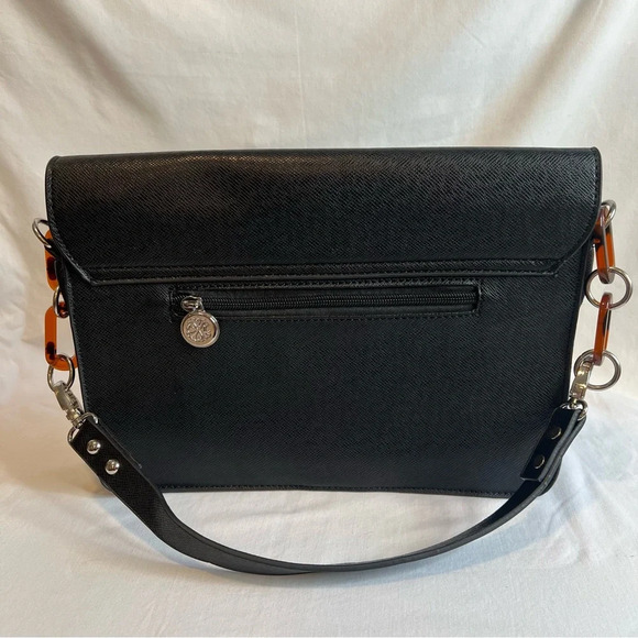 Christian Lacroix Black Shoulder Bag Clutch Purse. NWOT. - Picture 7 of 14